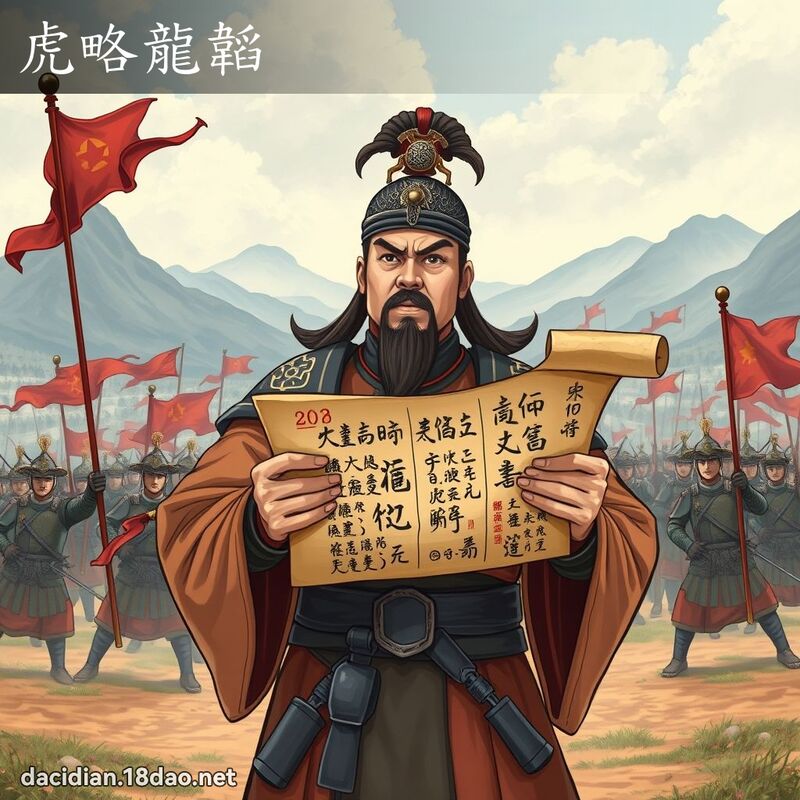 虎略龍韜 - 國語大辭典配圖