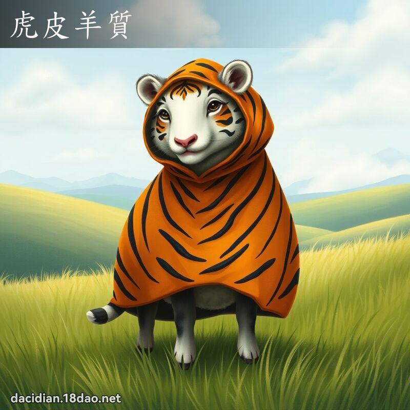 虎皮羊质 - 国语大辞典配图