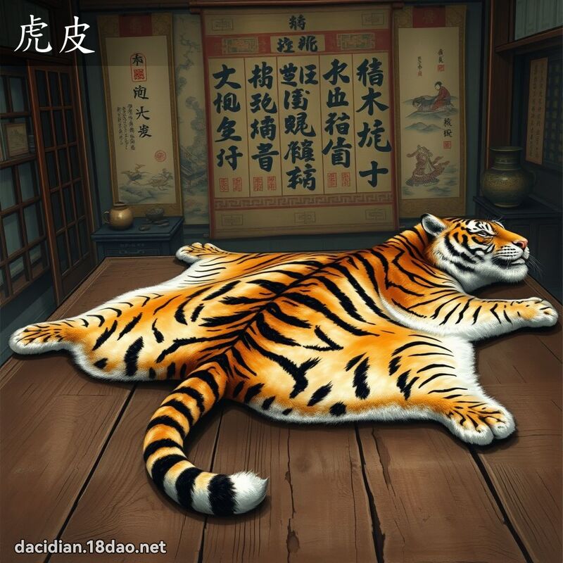 虎皮 - 国语大辞典配图