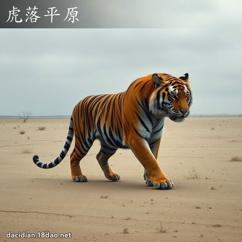 虎落平原 - 国语大辞典配图