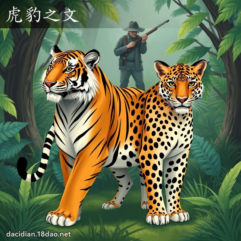 虎豹之文 - 國語大辭典配圖