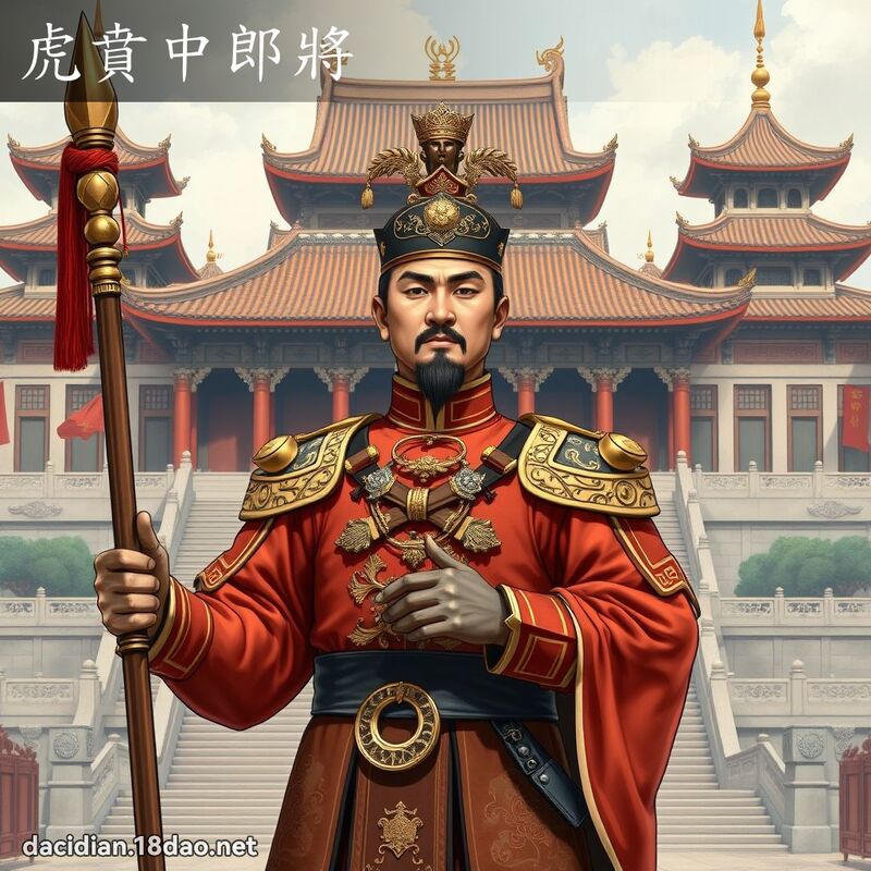 虎賁中郎將 - 國語大辭典配圖