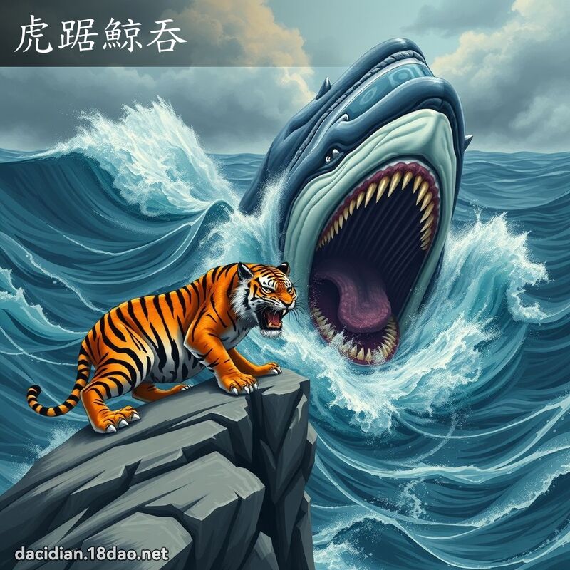 虎踞鯨吞 - 国语大辞典配图