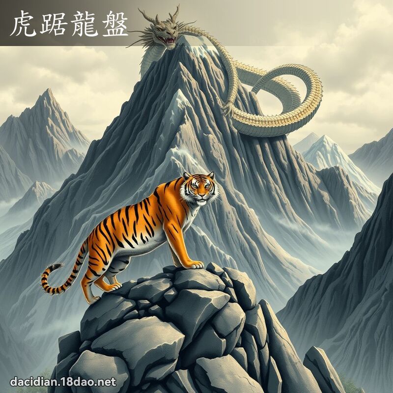 虎踞龙盘 - 国语大辞典配图