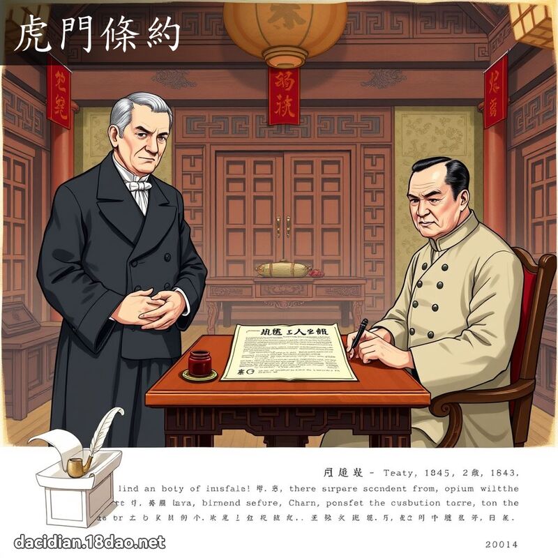 虎門條約 - 國語大辭典配圖