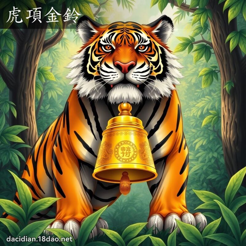 虎項金鈴 - 國語大辭典配圖
