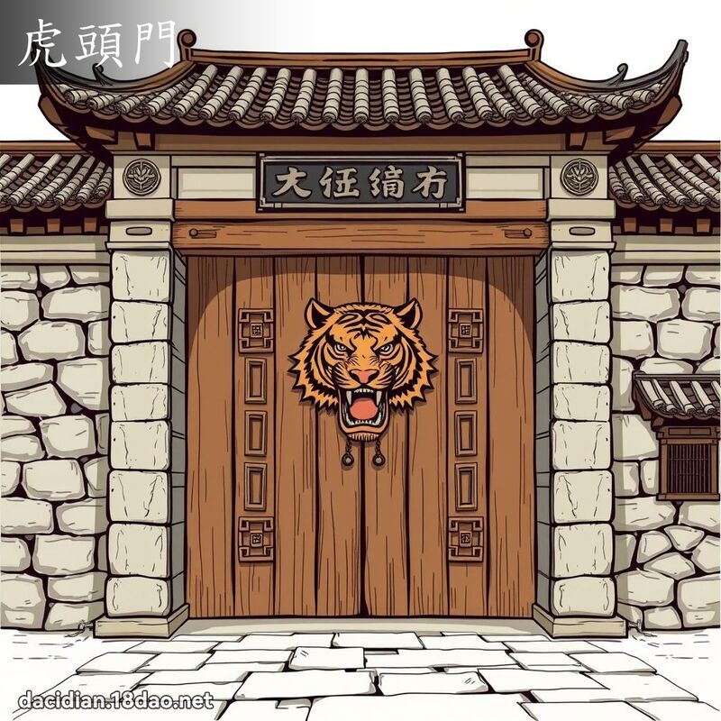 虎頭門 - 國語大辭典配圖