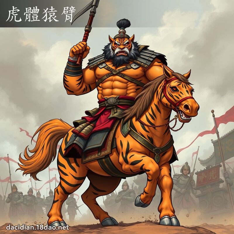 虎体猿臂 - 国语大辞典配图