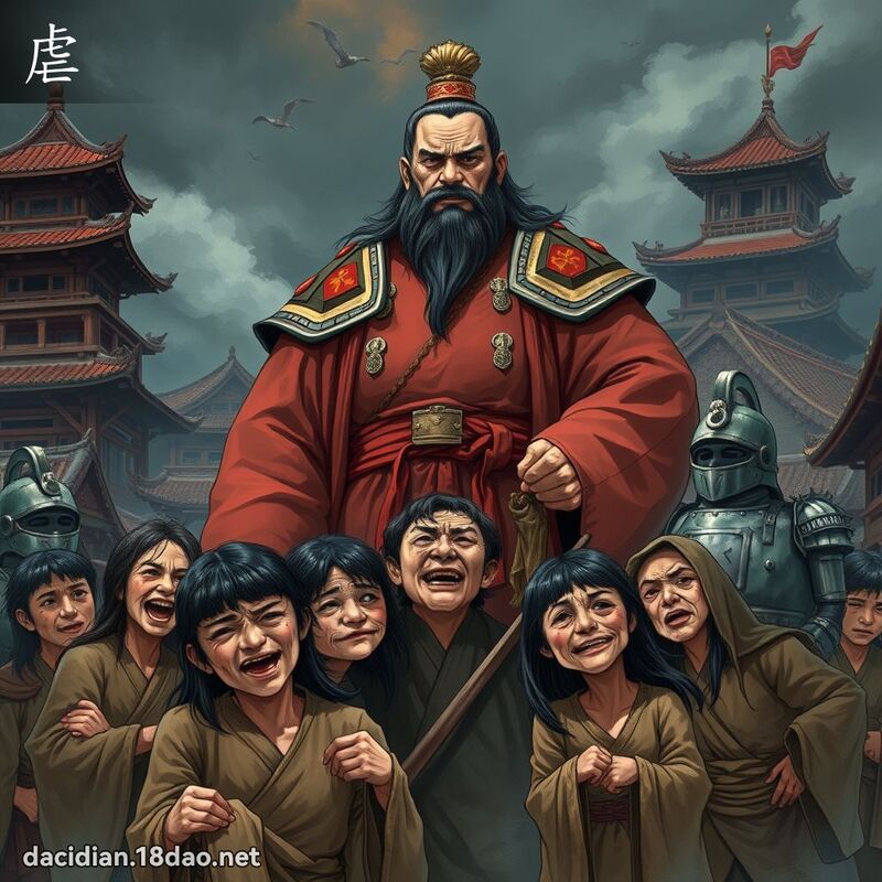 虐 - 國語大辭典配圖