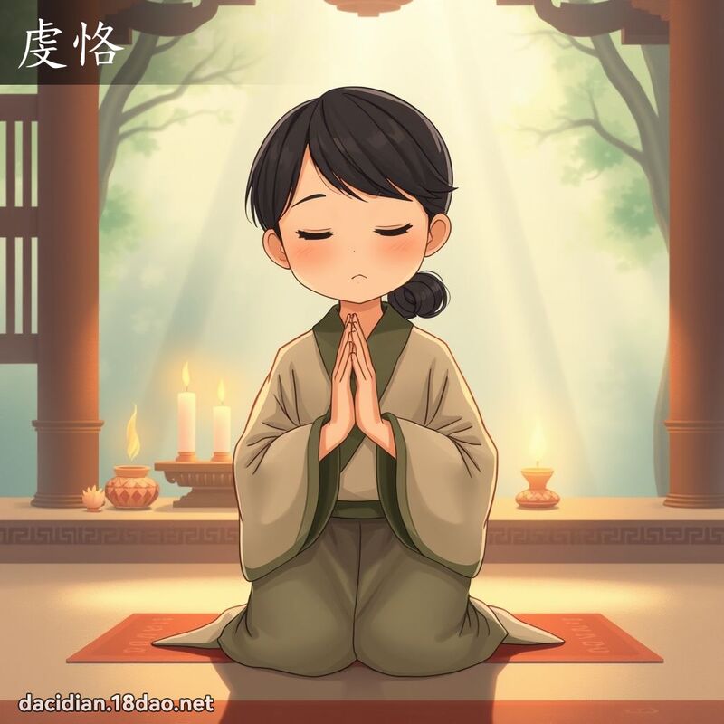 虔恪 - 国语大辞典配图