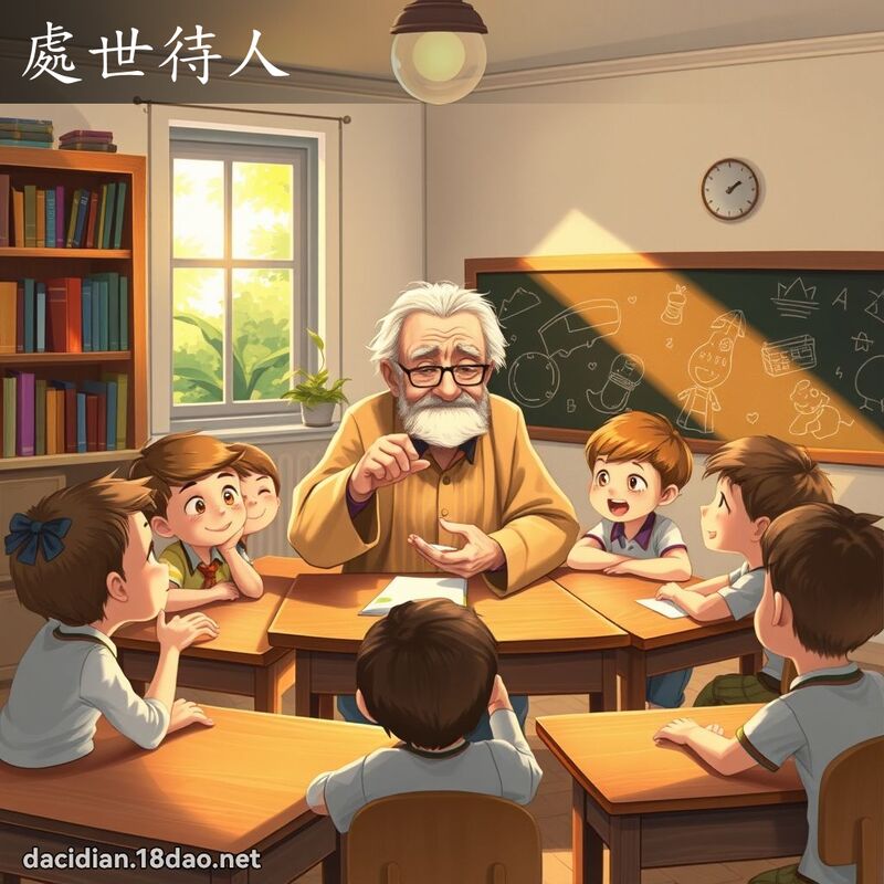 處世待人 - 國語大辭典配圖