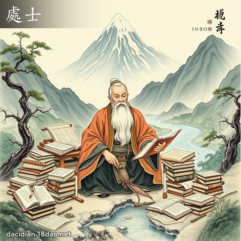 处士 - 国语大辞典配图