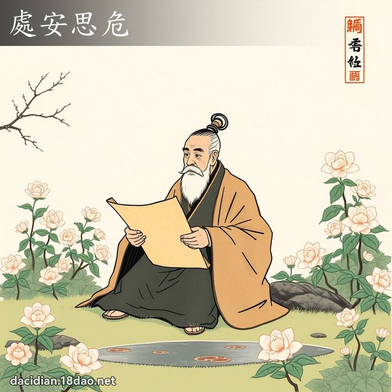 处安思危 - 国语大辞典配图