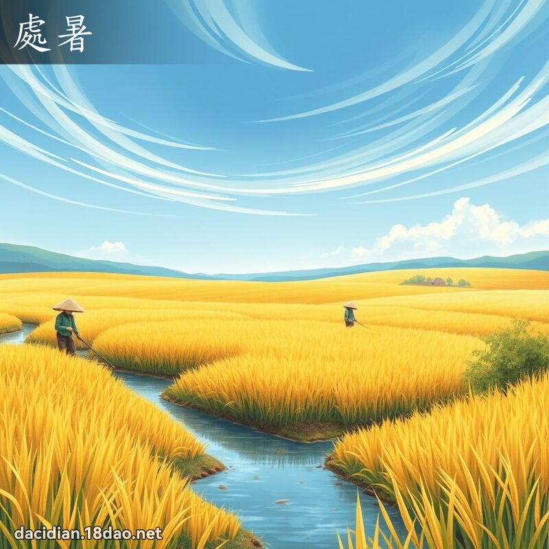 處暑 - 國語大辭典配圖