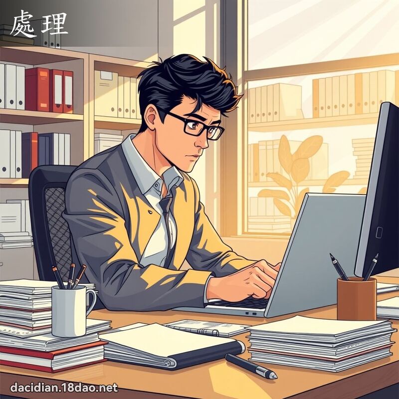 处理 - 国语大辞典配图