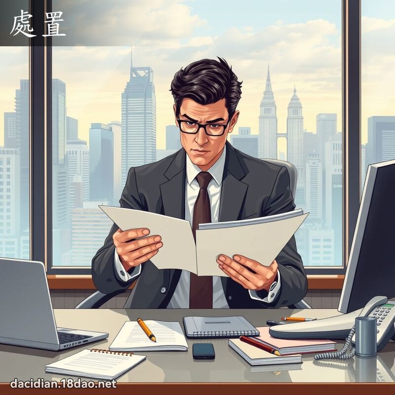 處置 - 國語大辭典配圖