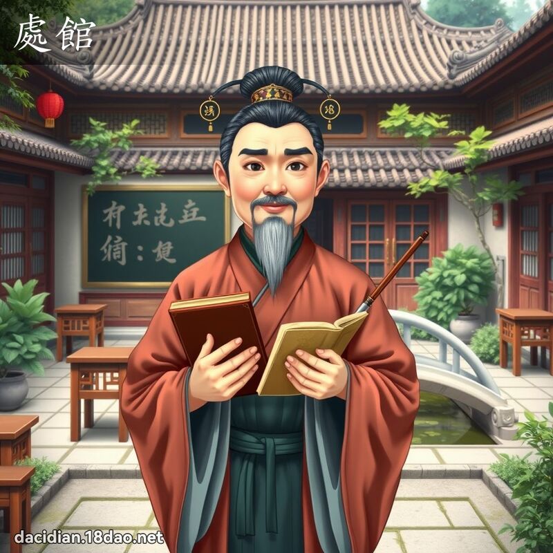 處館 - 國語大辭典配圖