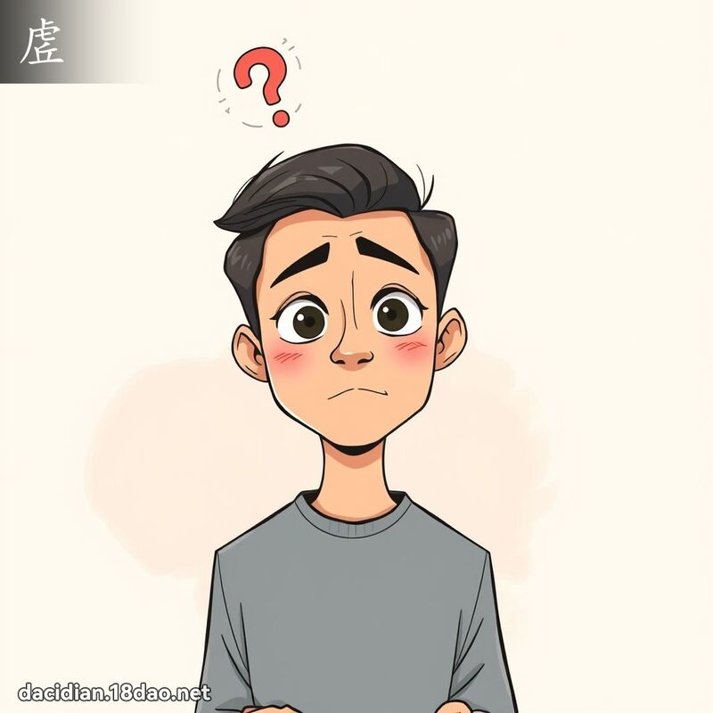 虗 - 國語大辭典配圖