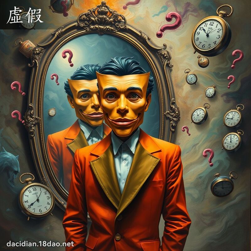 虚假 - 国语大辞典配图