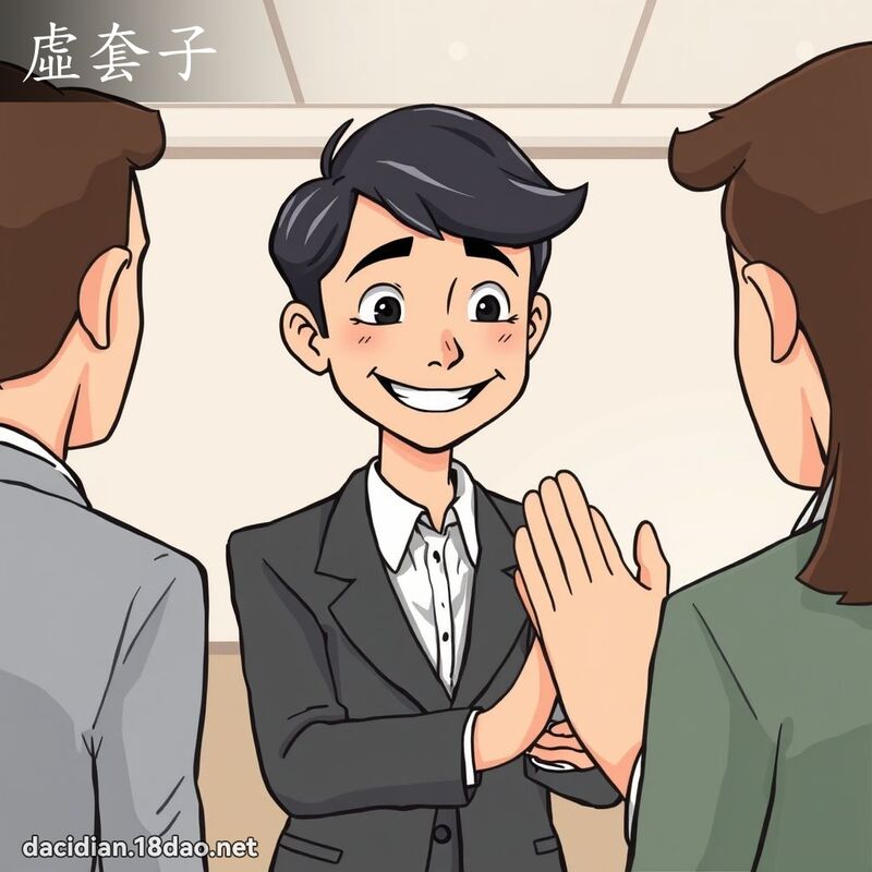 虚套子 - 国语大辞典配图