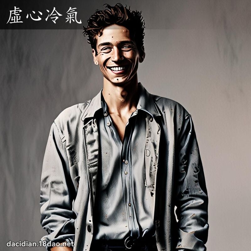 虛心冷氣 - 國語大辭典配圖