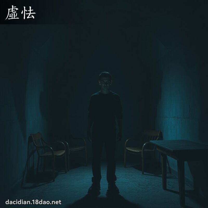 虛怯 - 國語大辭典配圖