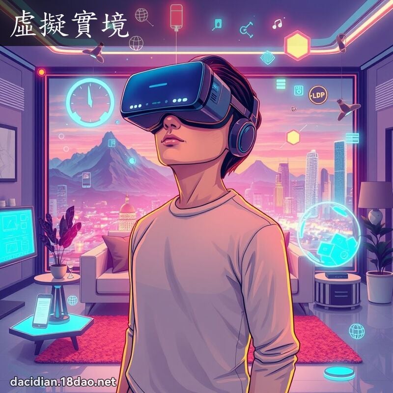 虚擬实境 - 国语大辞典配图