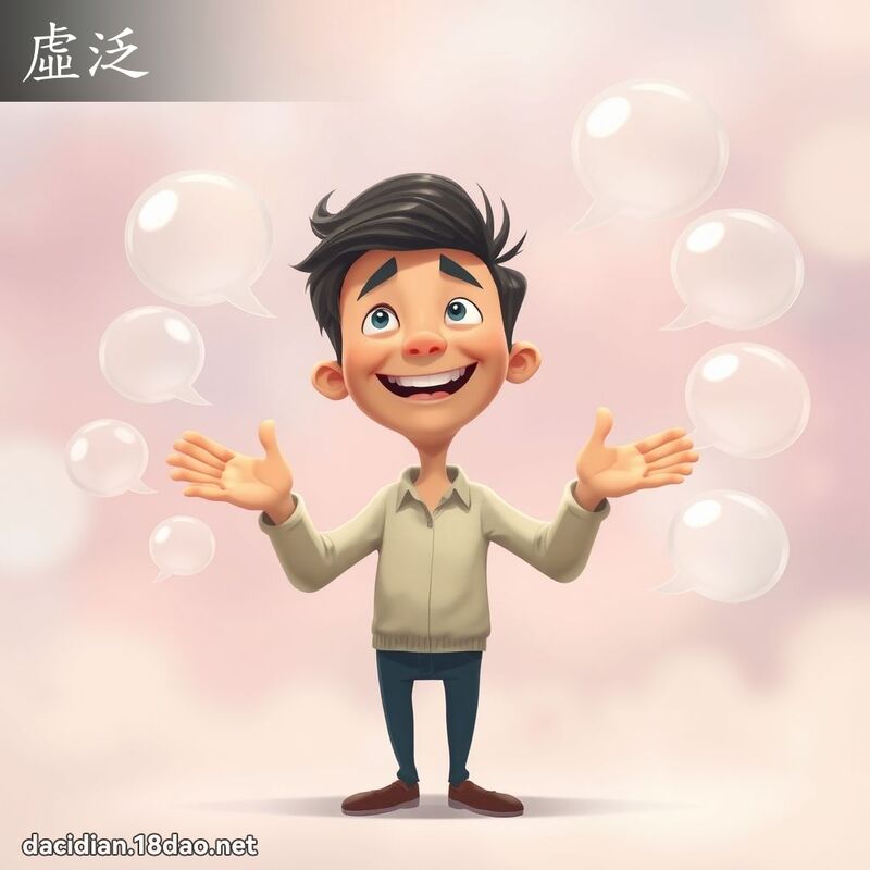 虚泛 - 国语大辞典配图