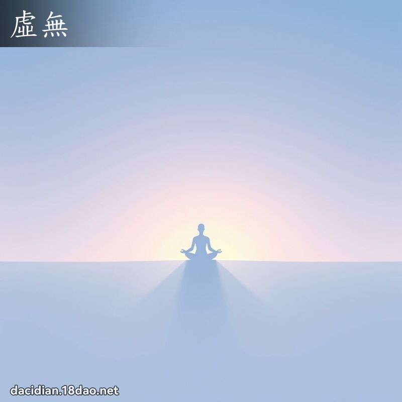 虚无 - 国语大辞典配图