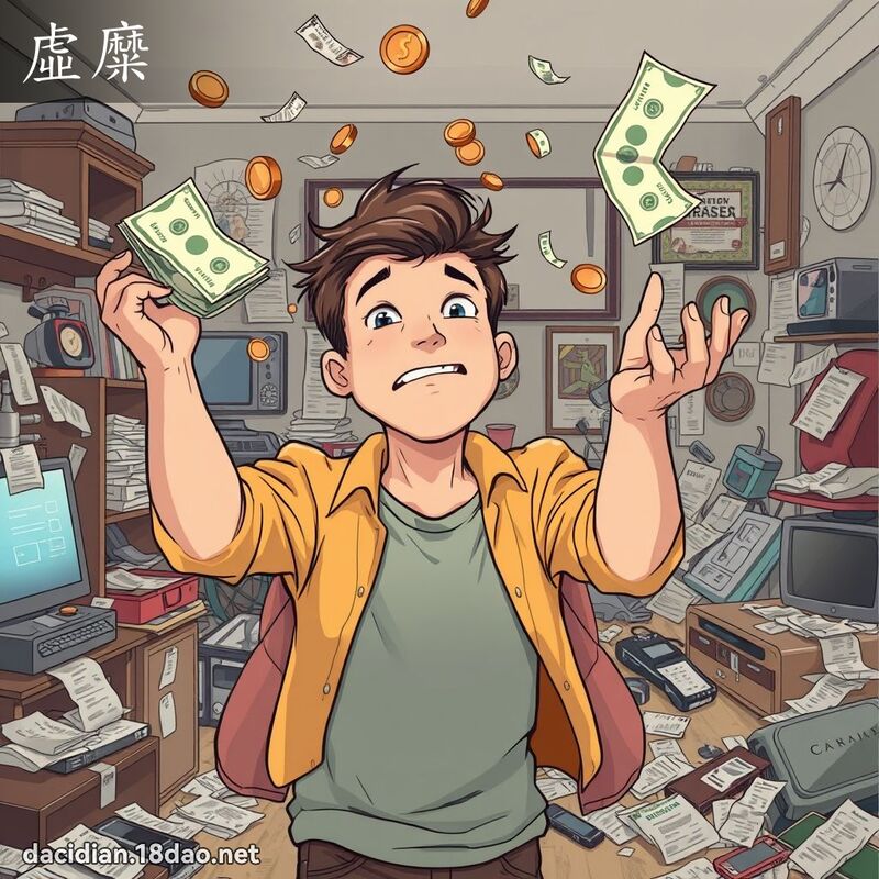 虚糜 - 国语大辞典配图