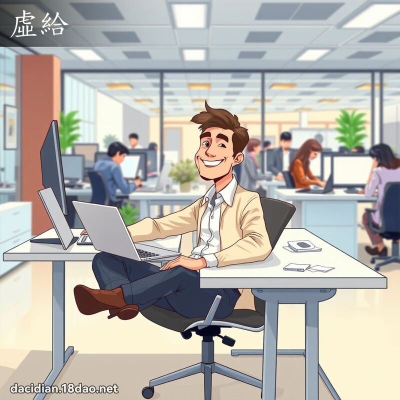 虚给 - 国语大辞典配图