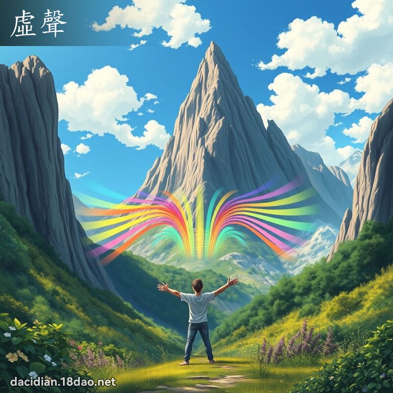 虛聲 - 國語大辭典配圖