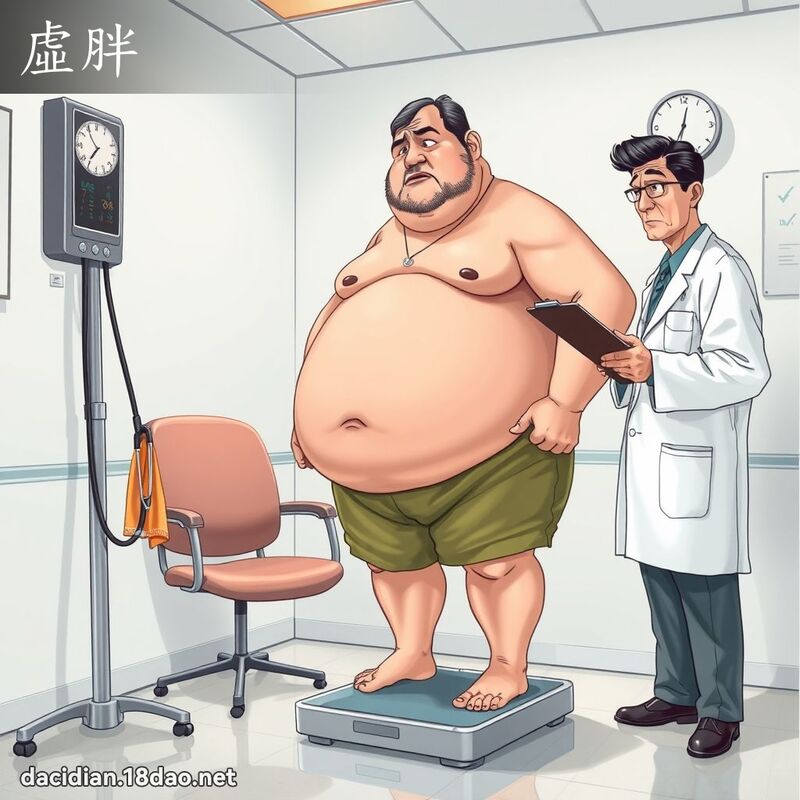 虚胖 - 国语大辞典配图