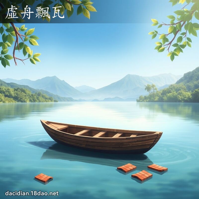虚舟飘瓦 - 国语大辞典配图