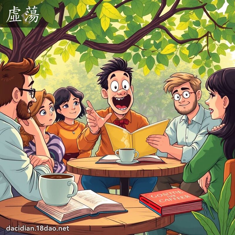 虛蕩 - 國語大辭典配圖