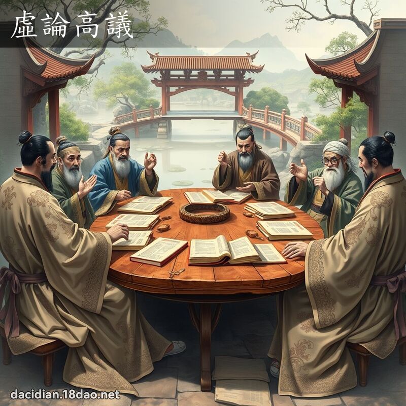 虛論高議 - 國語大辭典配圖