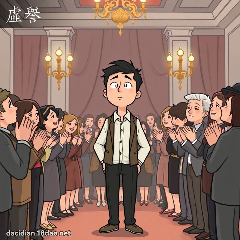 虛譽 - 國語大辭典配圖