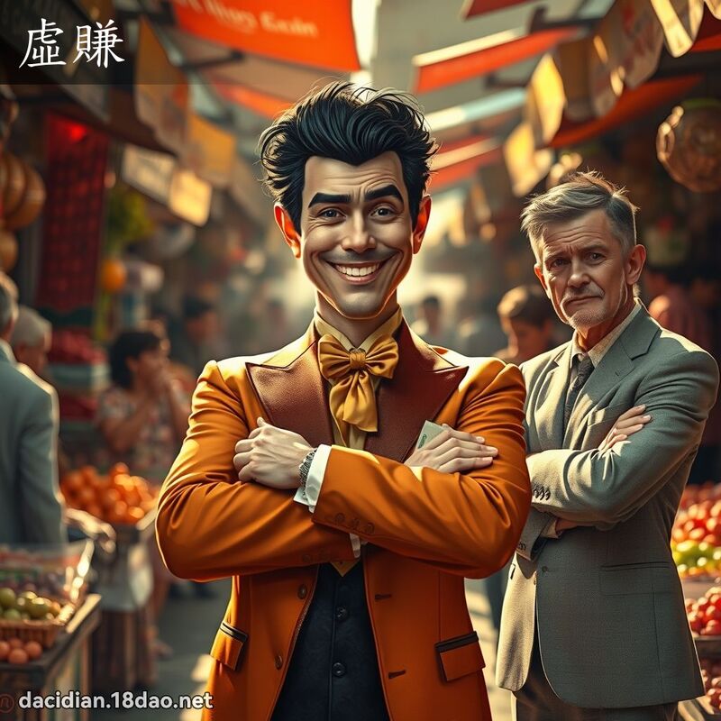 虛賺 - 國語大辭典配圖