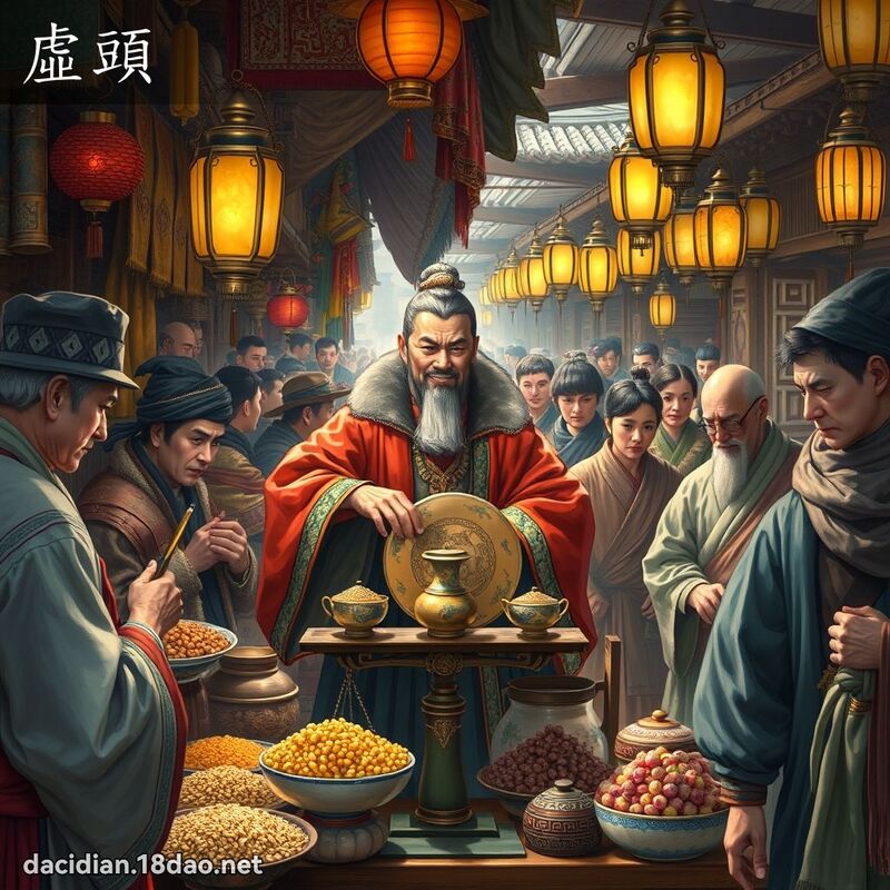 虛頭 - 國語大辭典配圖