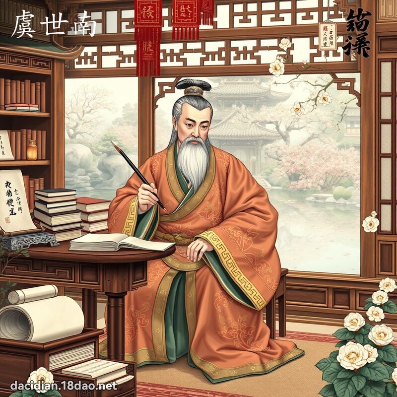 虞世南 - 国语大辞典配图