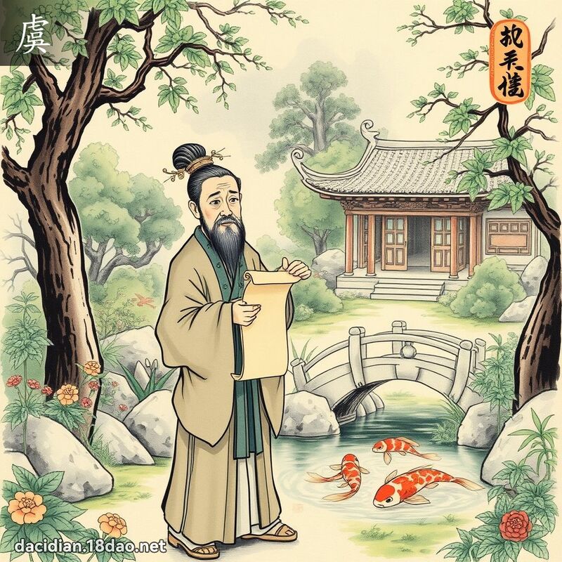虞 - 国语大辞典配图