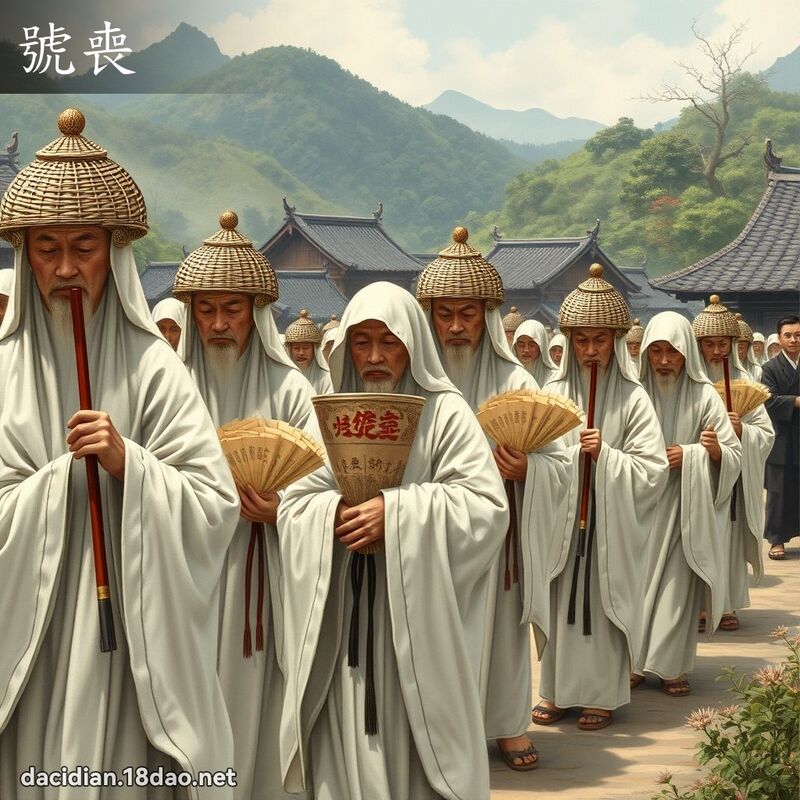 詞語: 號喪 (多意詞)