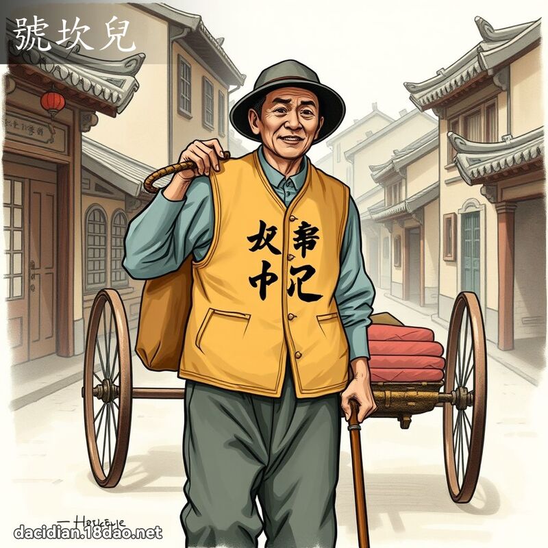 號坎兒 - 國語大辭典配圖