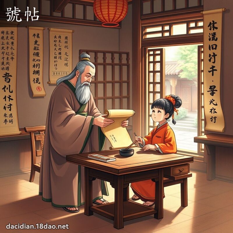 號帖 - 國語大辭典配圖