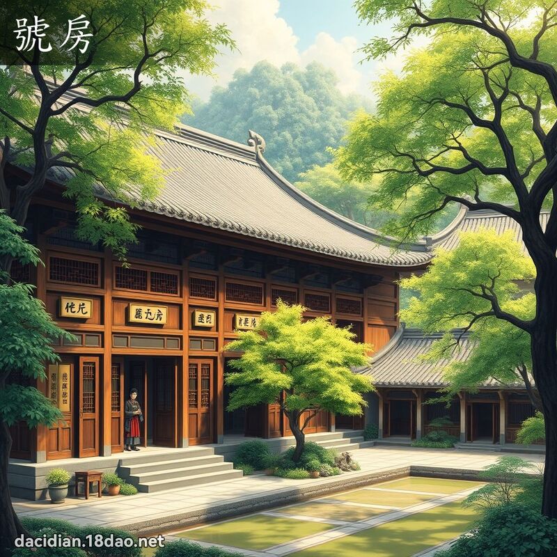 號房 - 國語大辭典配圖