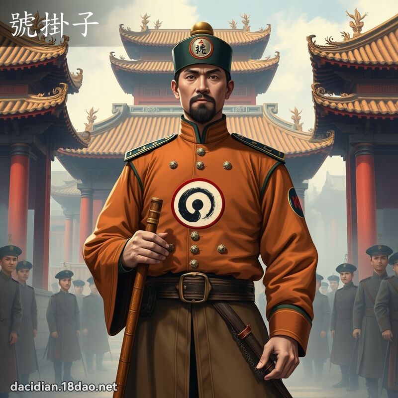 號掛子 - 國語大辭典配圖