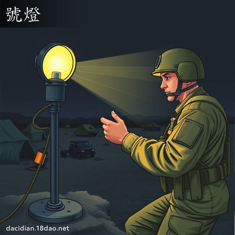号灯 - 国语大辞典配图