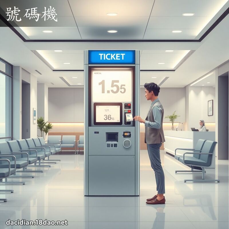 號碼機 - 國語大辭典配圖