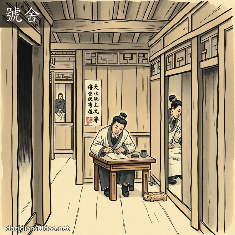 號舍 - 國語大辭典配圖