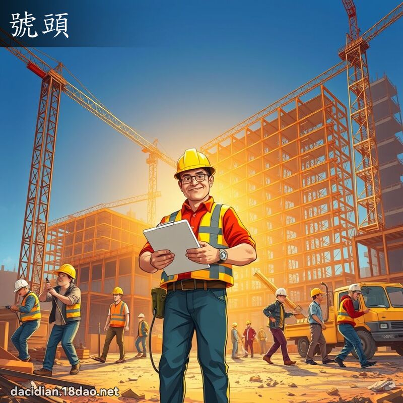 號頭 - 國語大辭典配圖